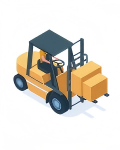 Last-mile delivery icon